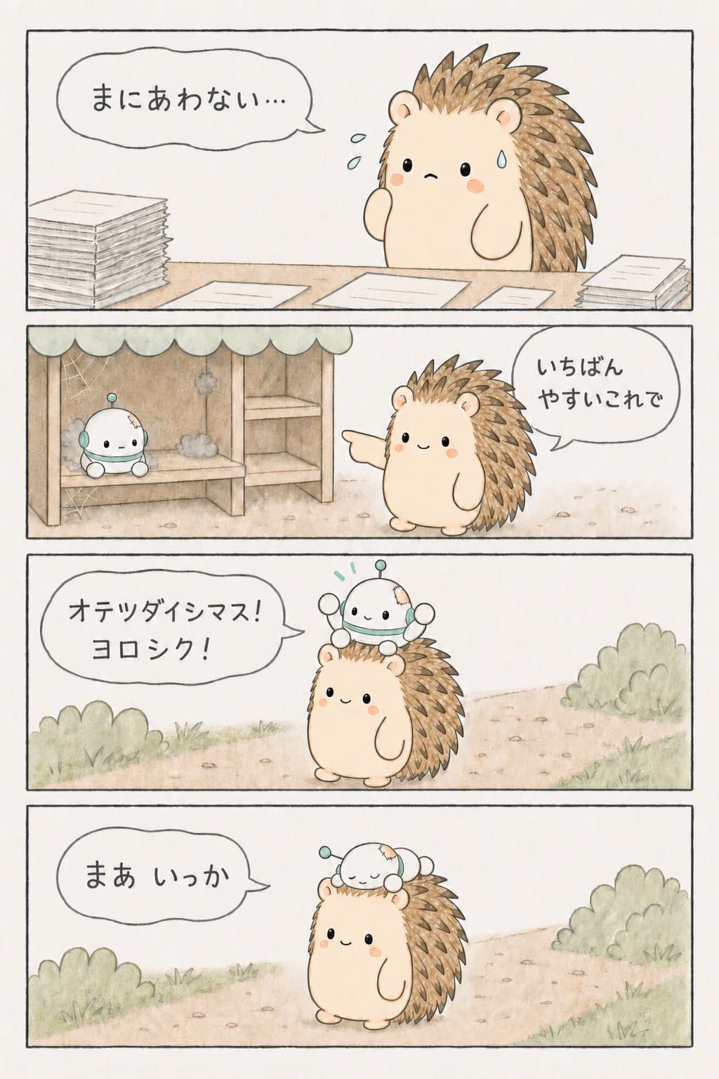 ちまとピコ 第1話「であい」の漫画