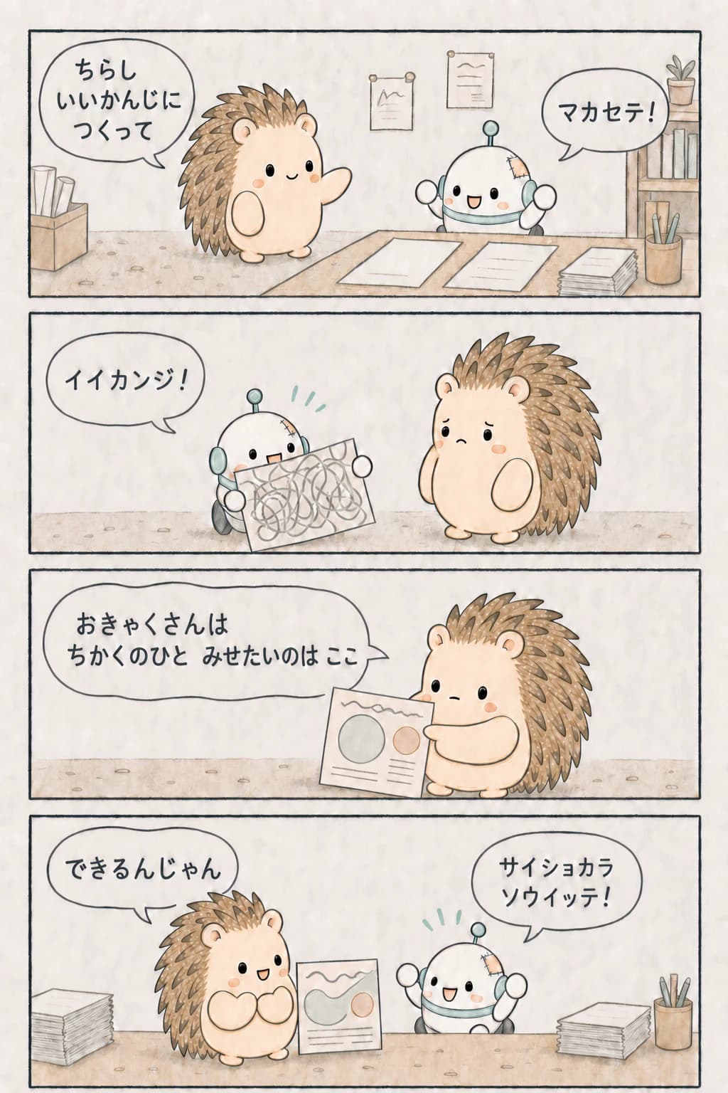 ちまとピコ 第2話「いいかんじ」の漫画