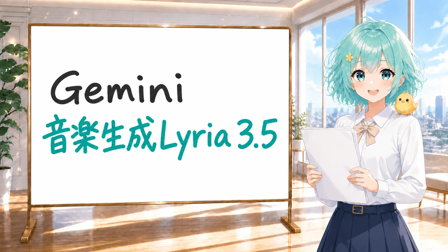 Gemini／音楽生成Lyria 3.5