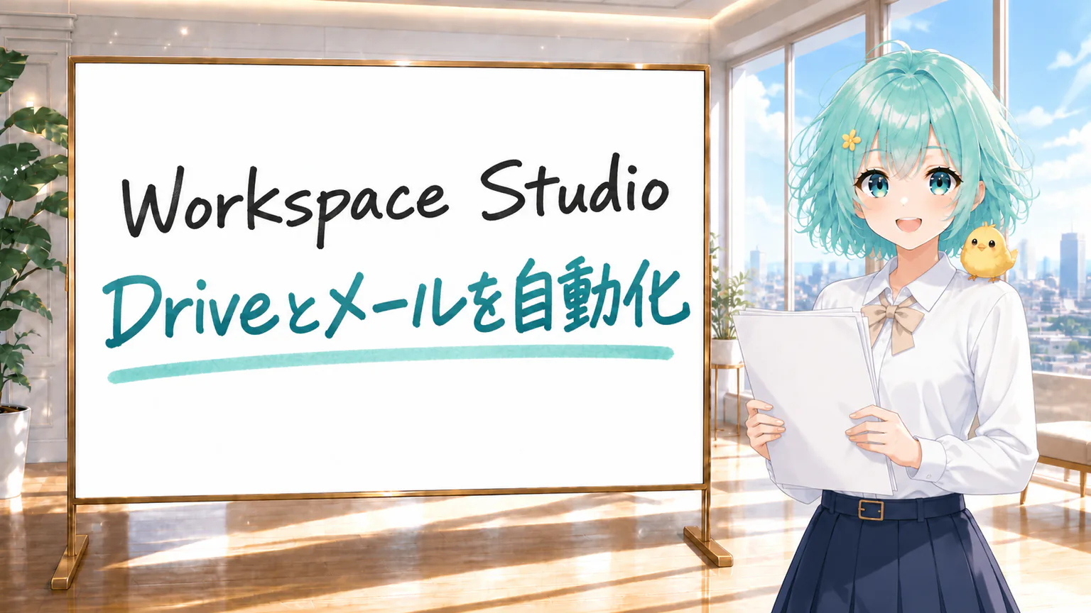 Workspace Studio／Drive・メール自動化