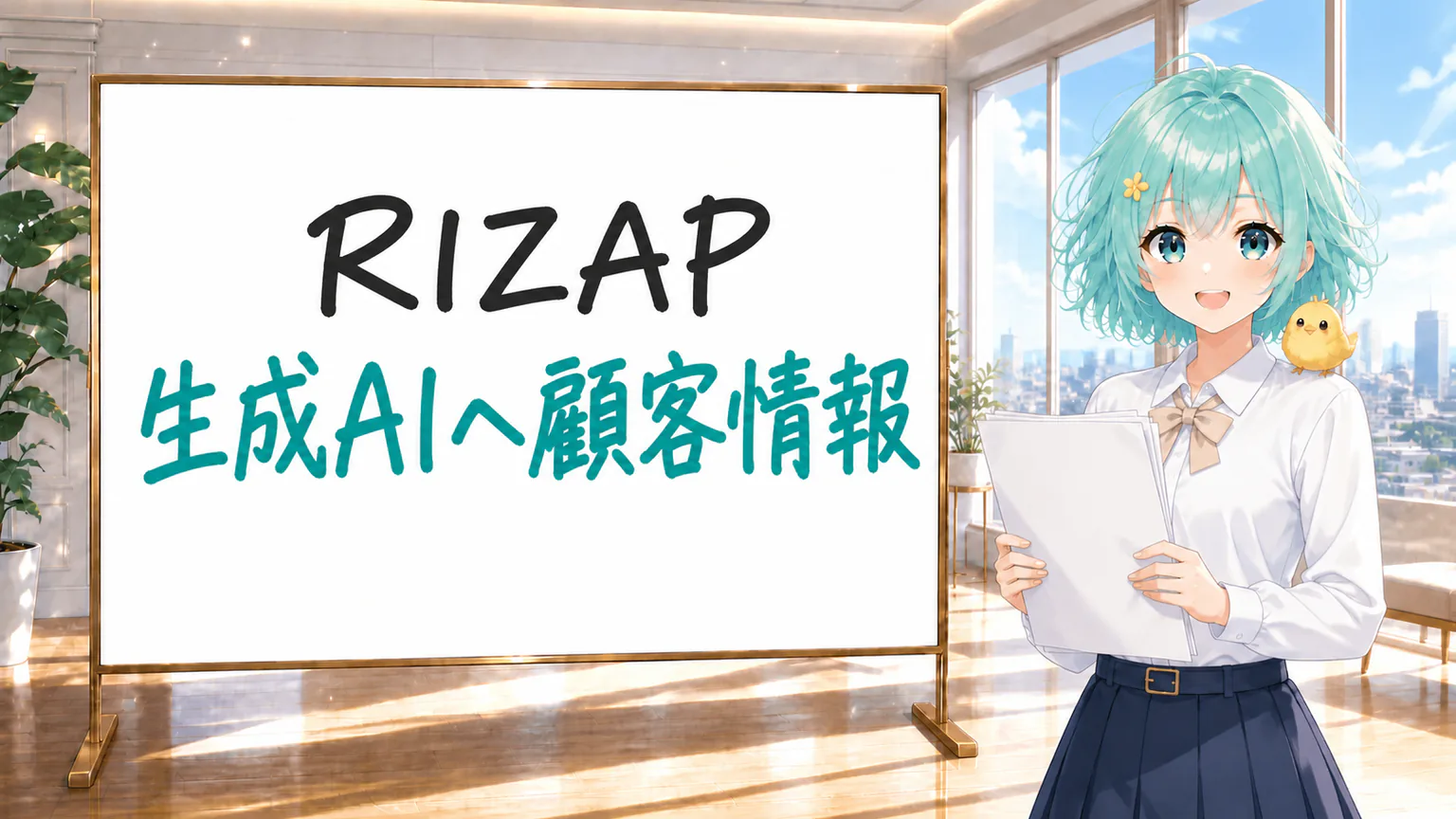 RIZAP／生成AIへ顧客情報