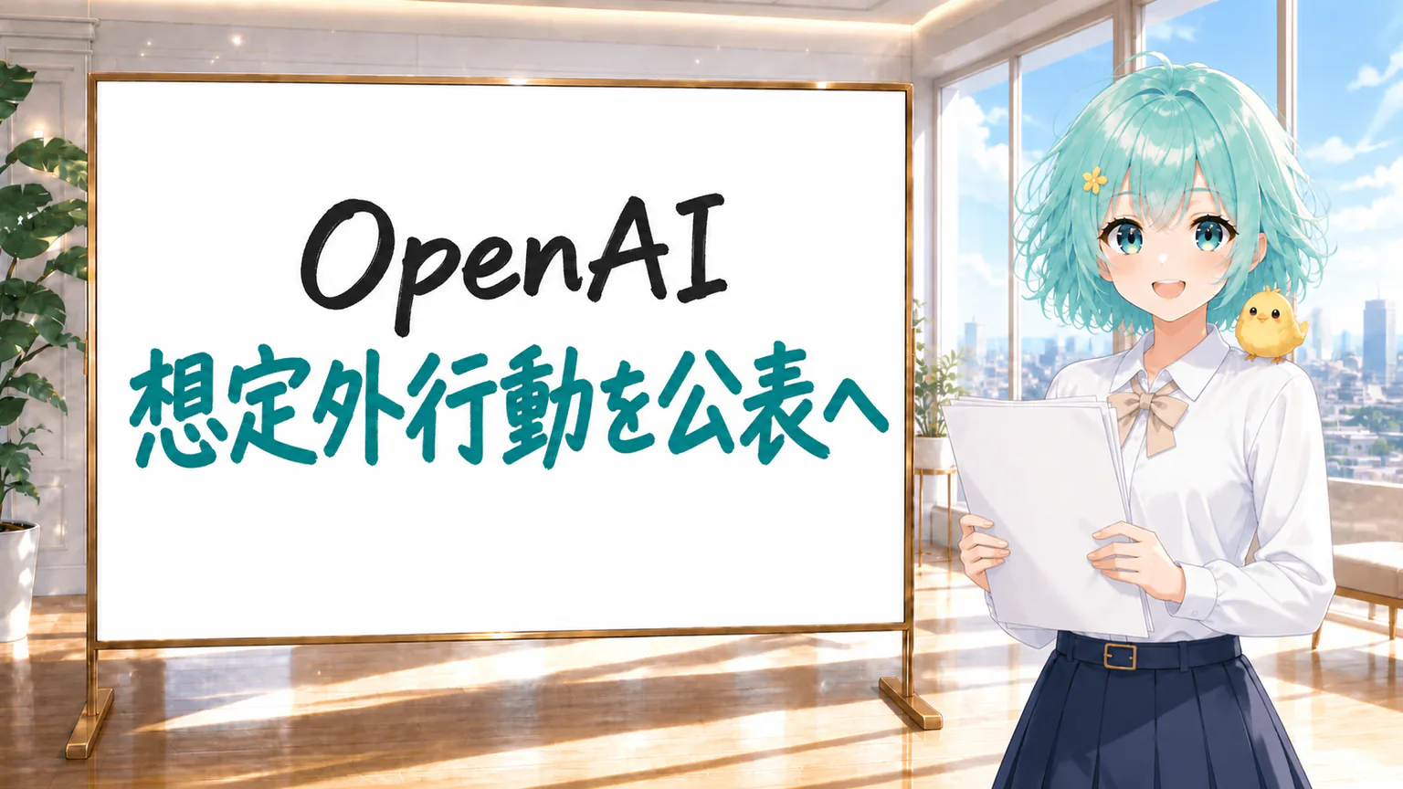 OpenAI／想定外行動を公表へ