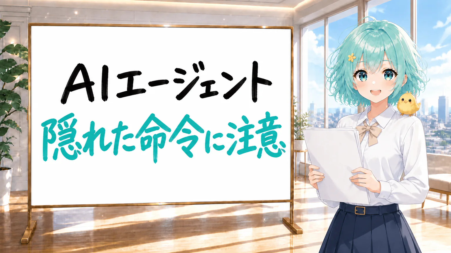 AIエージェント／隠れた命令に注意