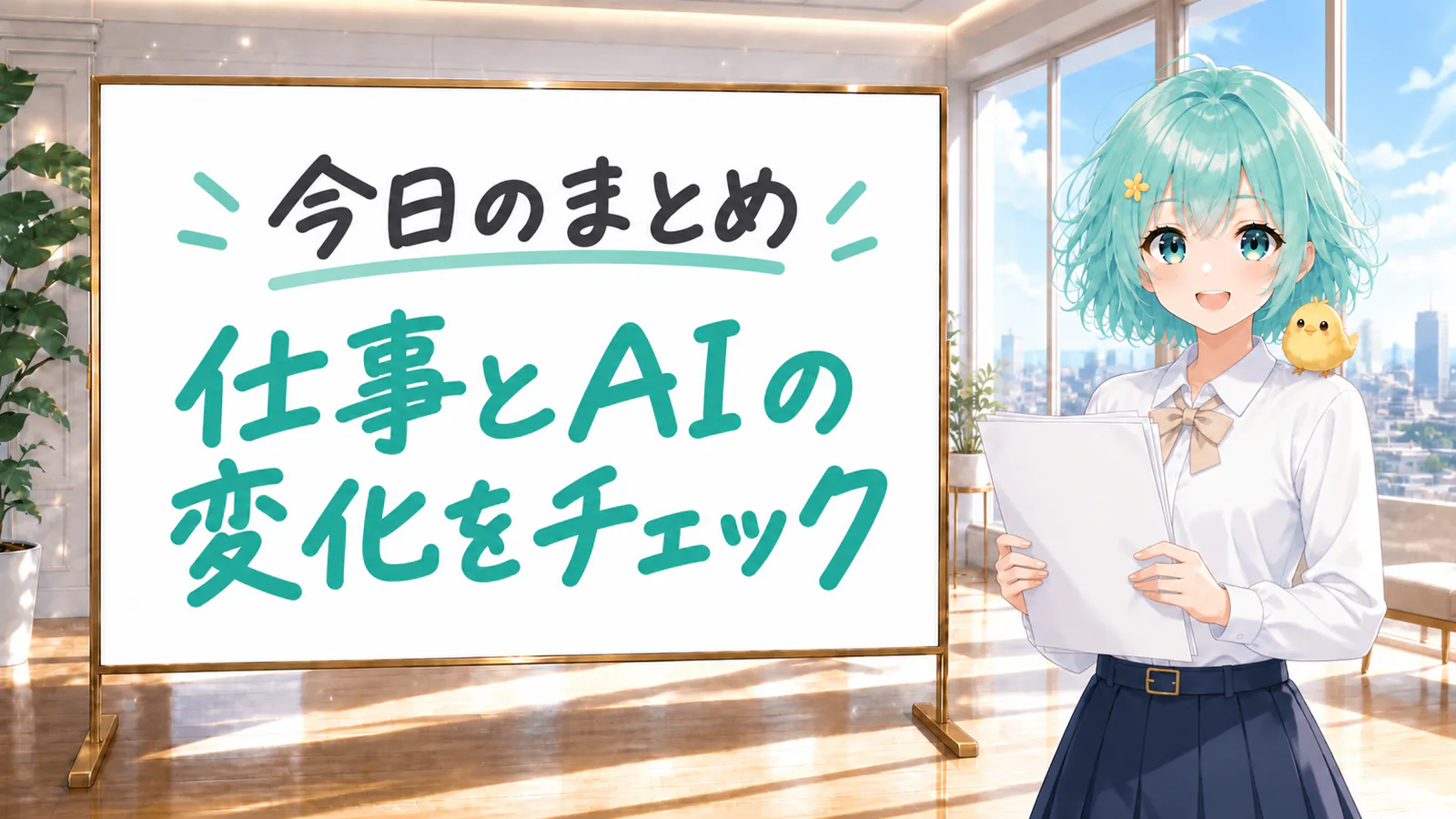 今日のまとめ／仕事とAIの変化をチェック