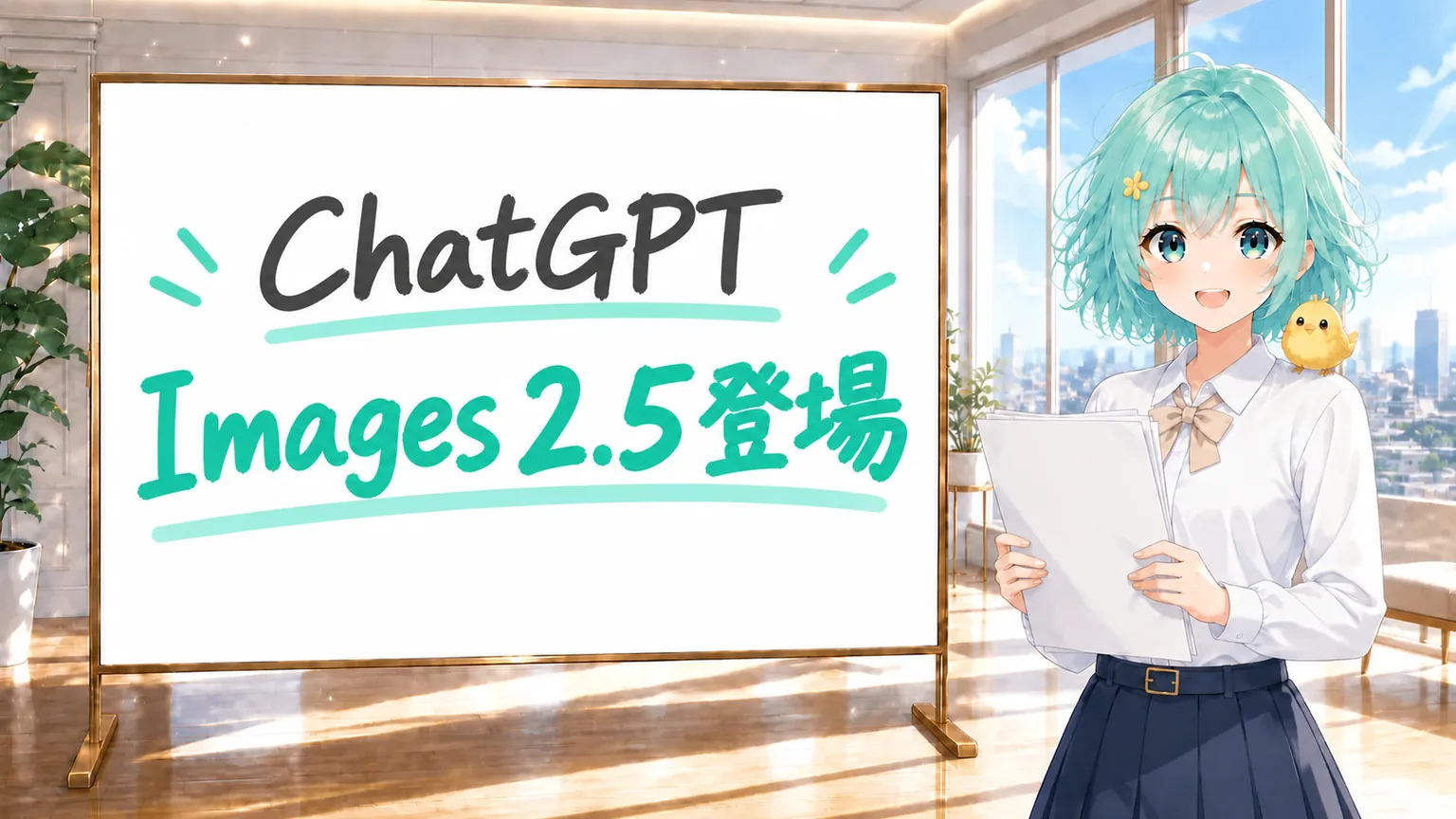 ChatGPT Images 2.5の登場を紹介する図