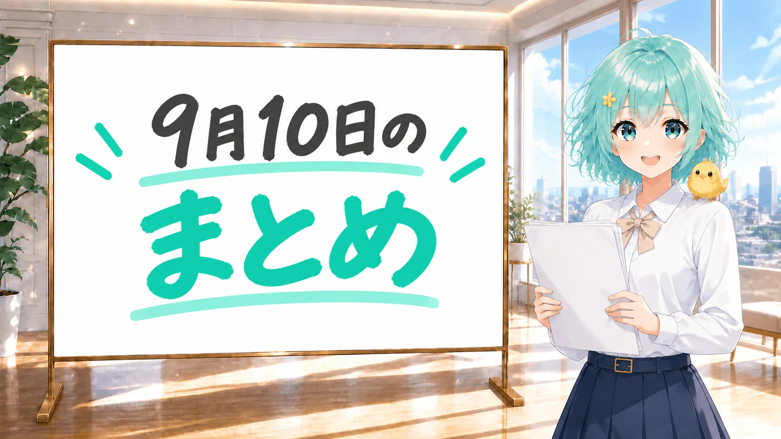 9月10日のAI・Webニュース5本をまとめた図