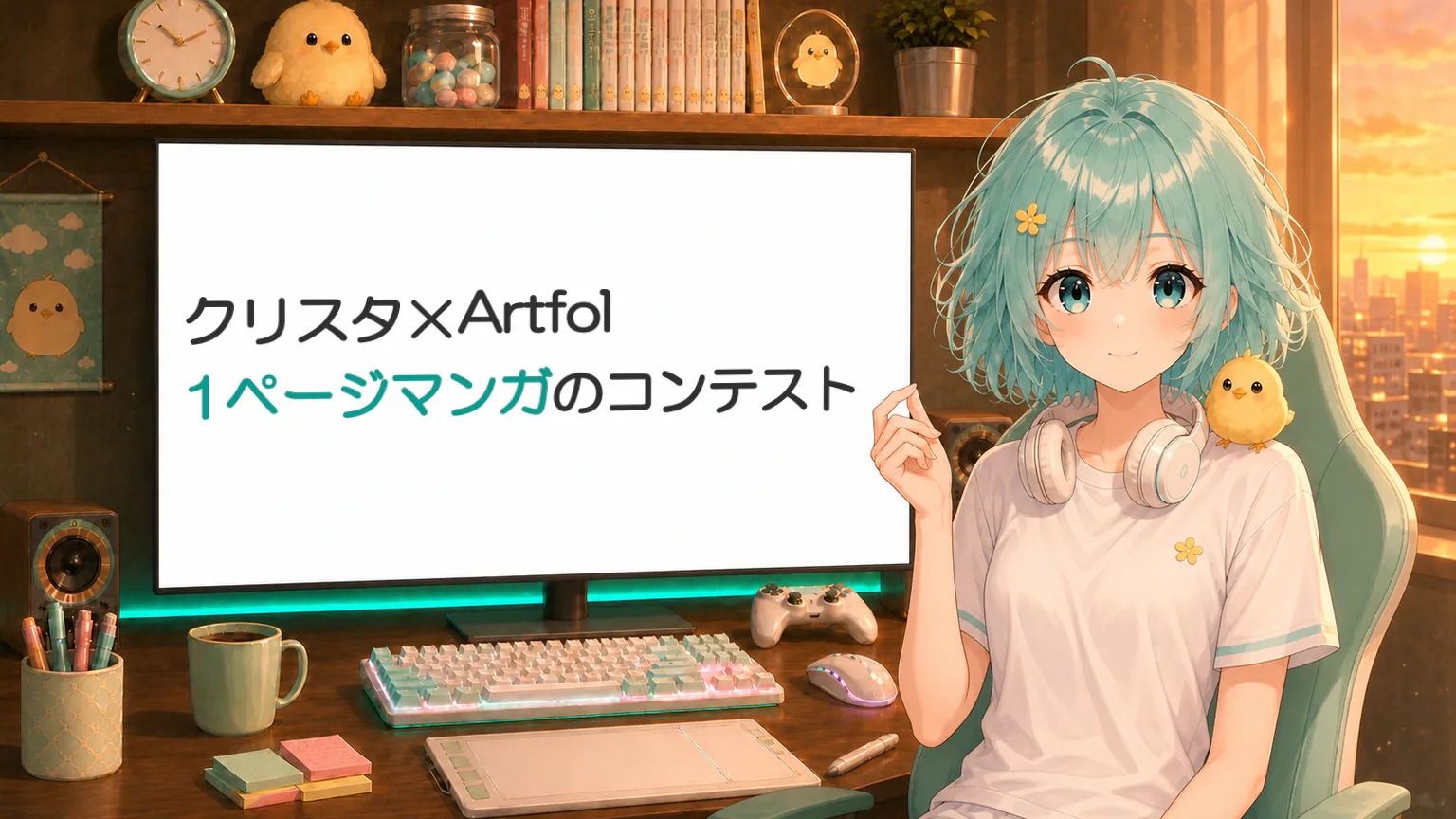 クリスタ×Artfol、1ページマンガのコンテスト