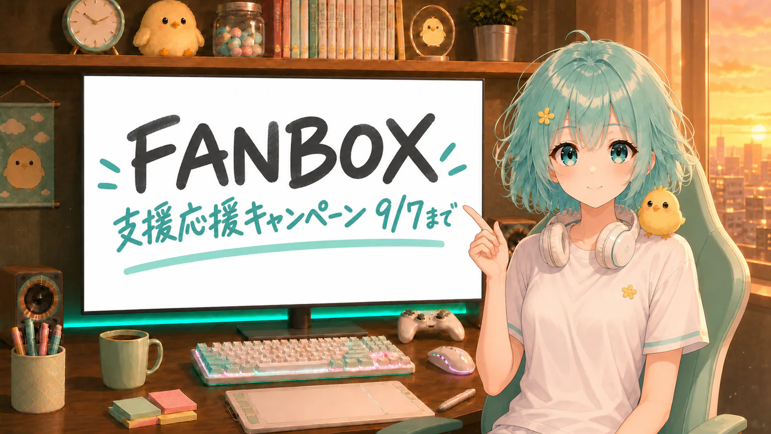 FANBOX／支援応援キャンペーン 9/7まで