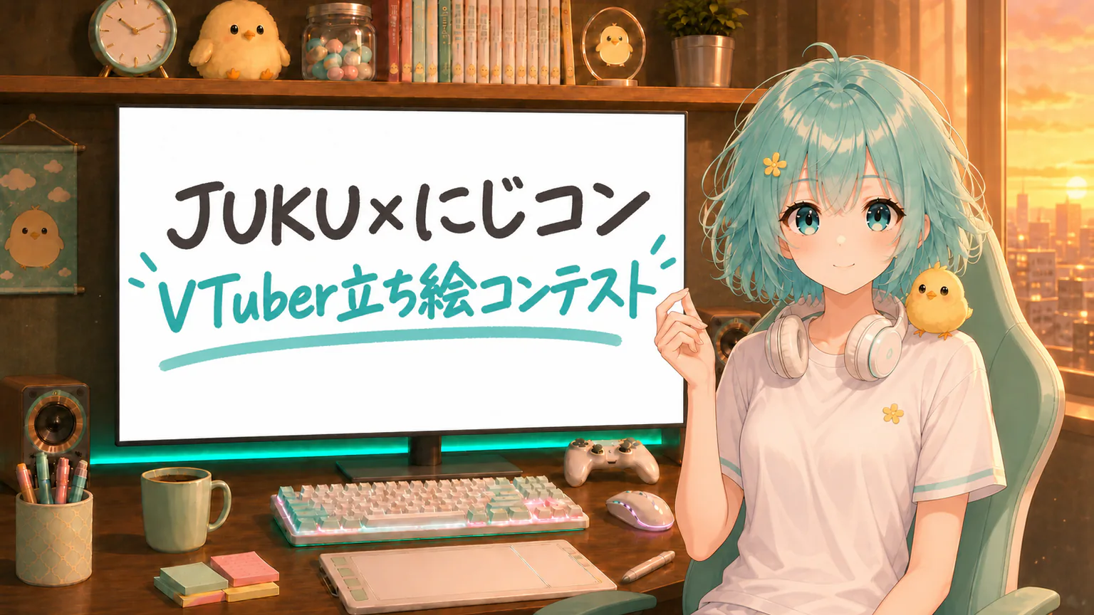 JUKU×にじコン／VTuber立ち絵コンテスト