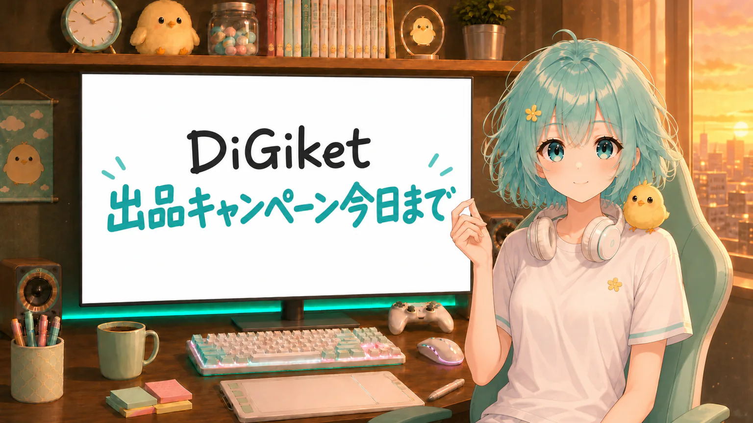 DiGiket／出品キャンペーン今日まで