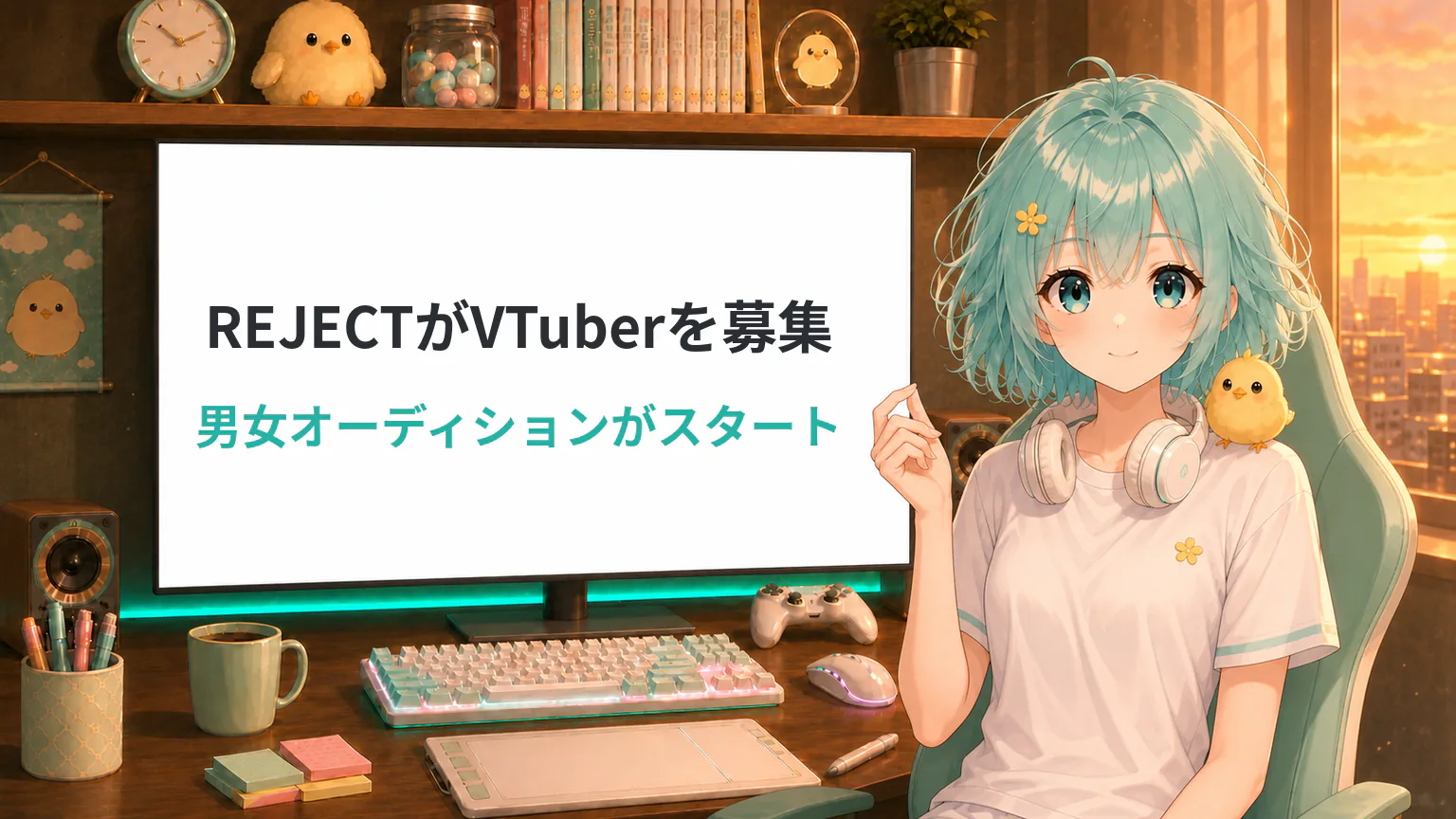 REJECT／男女VTuber募集開始