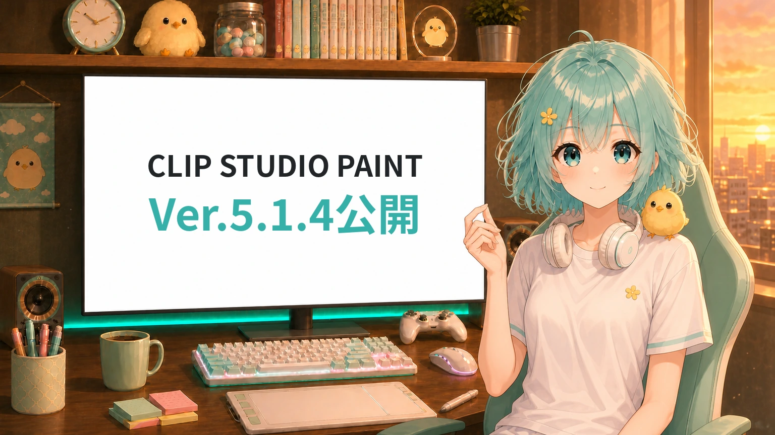 CLIP STUDIO PAINT／Ver.5.1.4公開