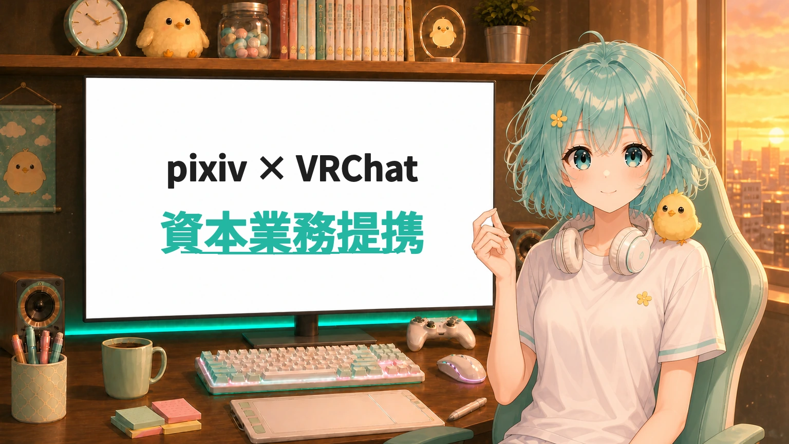 pixiv × VRChat／資本業務提携
