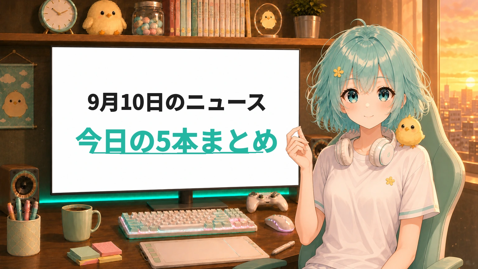 9月10日のクリエイターニュース／今日の5本まとめ