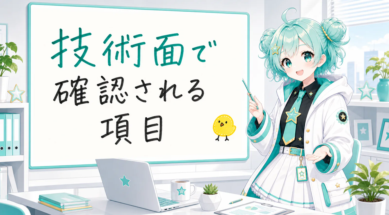 技術面で確認される項目