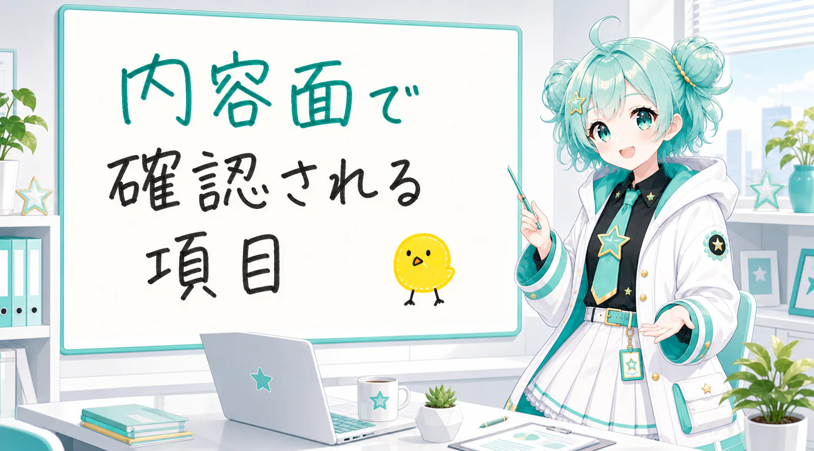 内容面で確認される項目