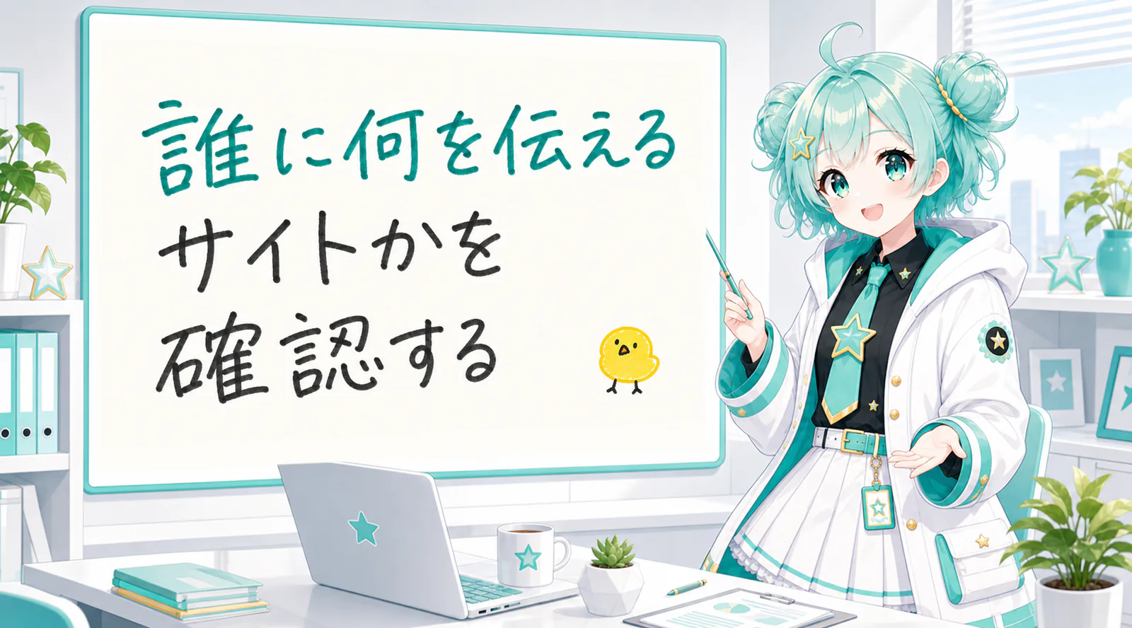 まず「誰に何を伝えるサイトか」を確認する