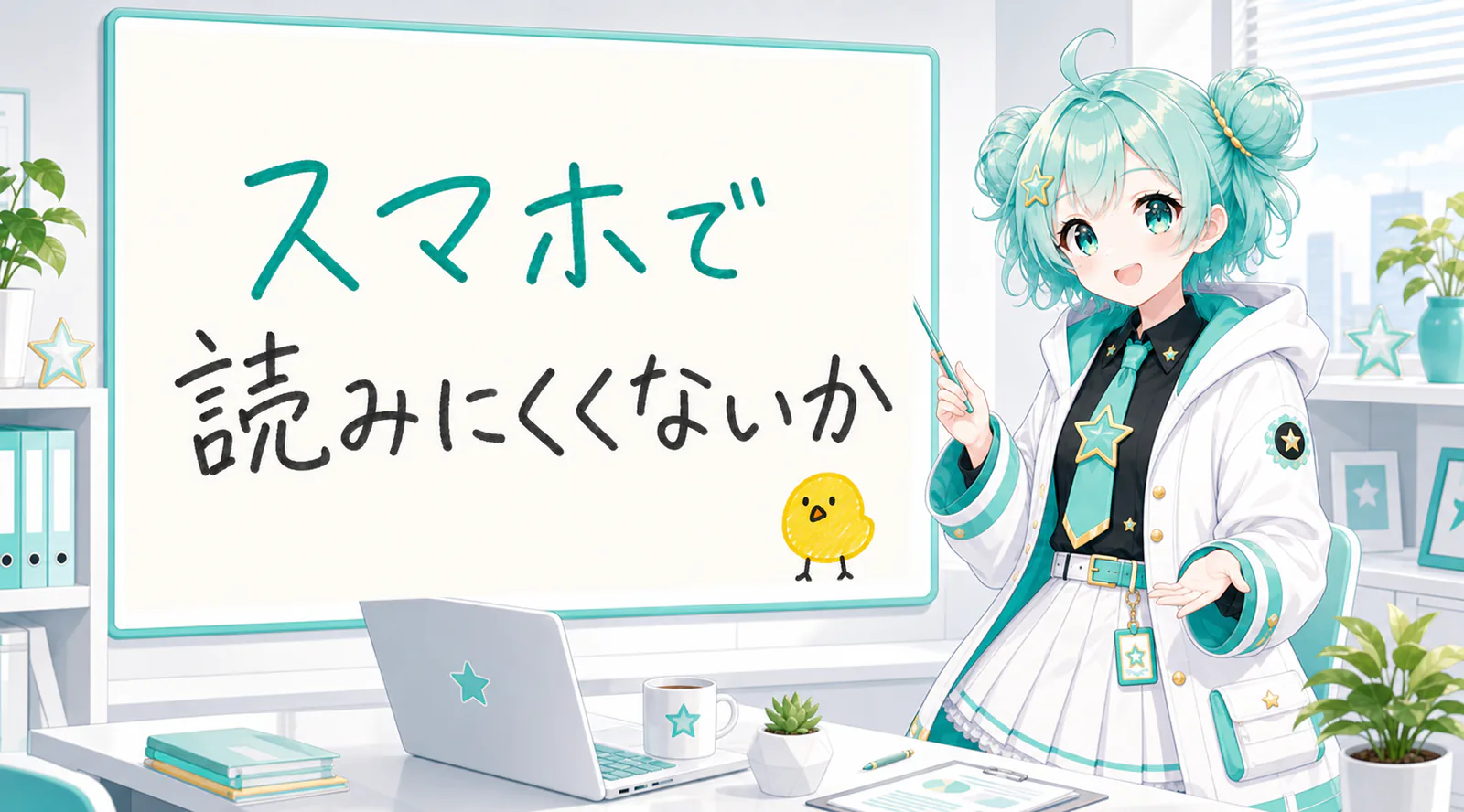スマホで読みにくくないか
