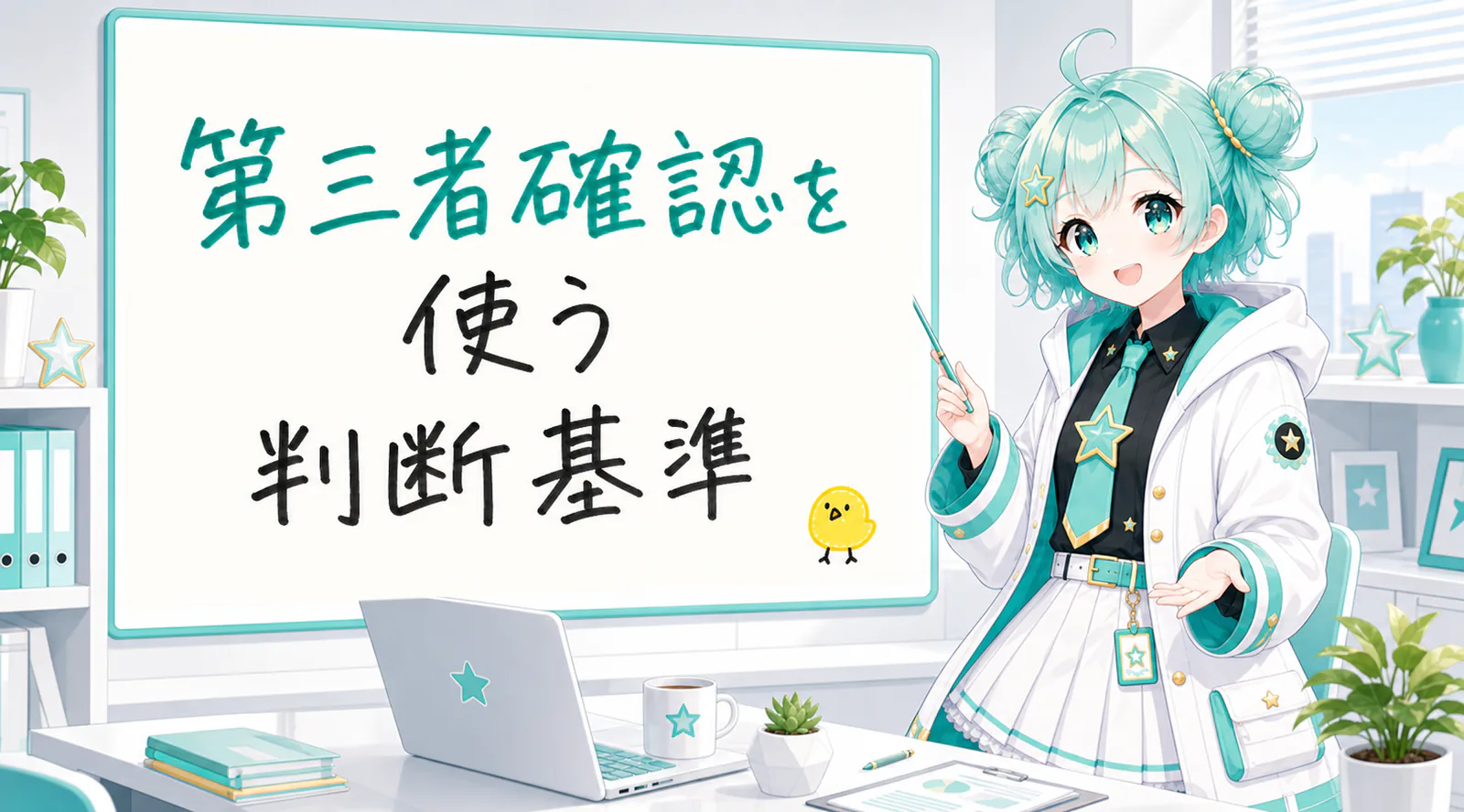 第三者確認を使う判断基準