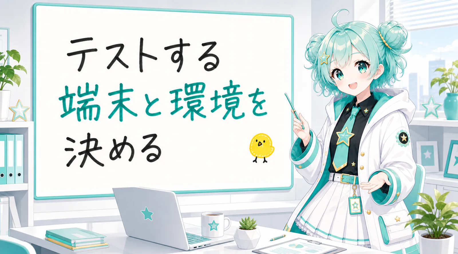 テストする端末と環境を決める