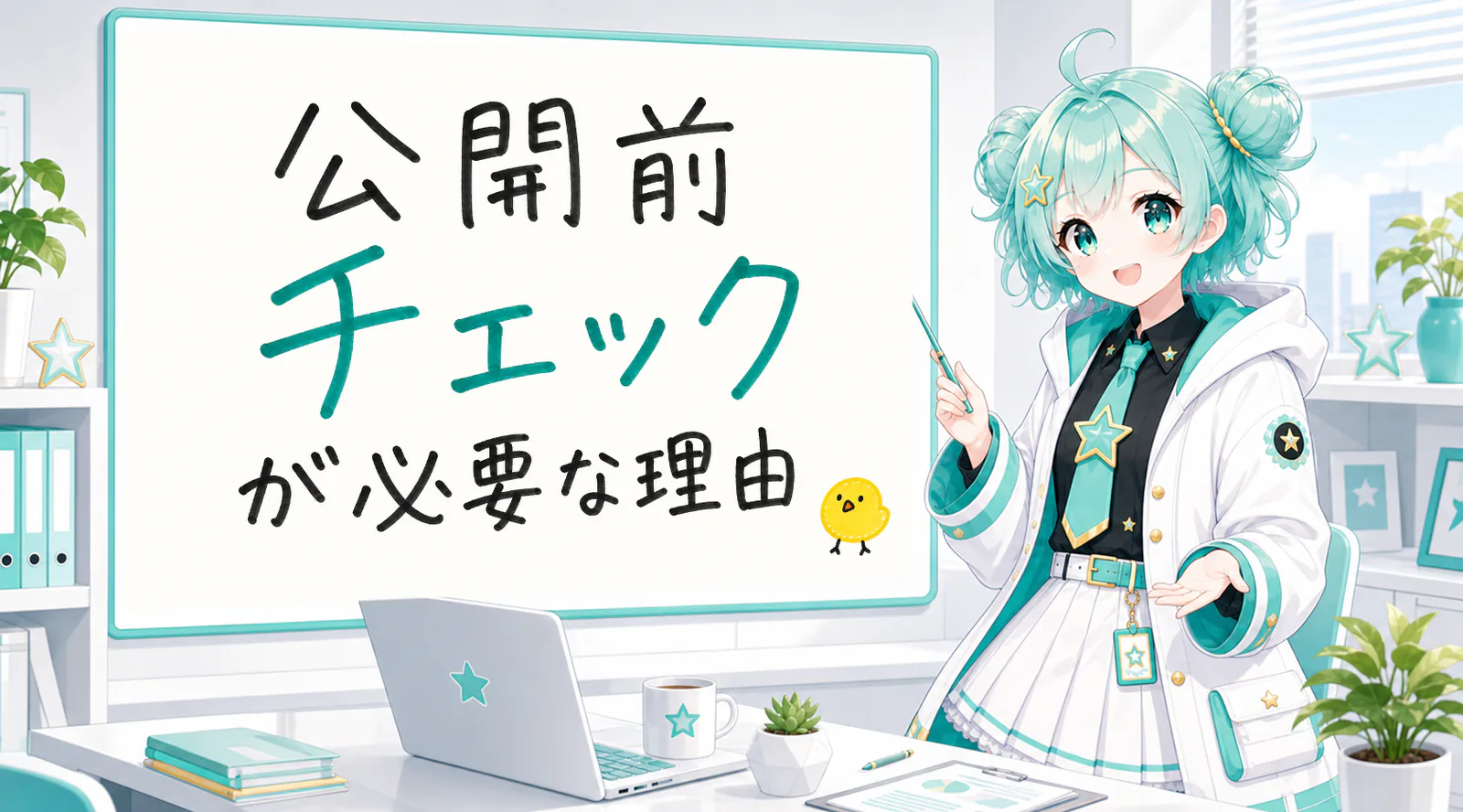 公開前チェックが必要な理由